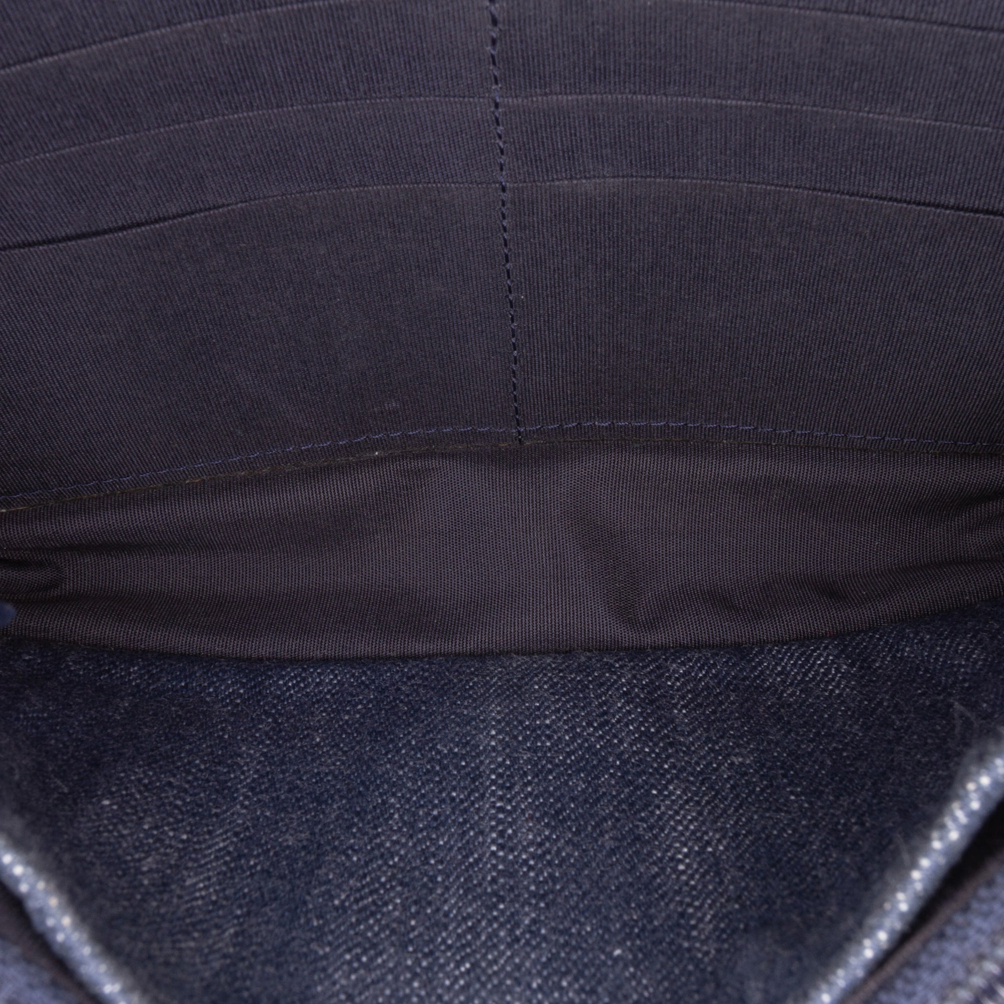 Denim and Velvet Wallet On Chain