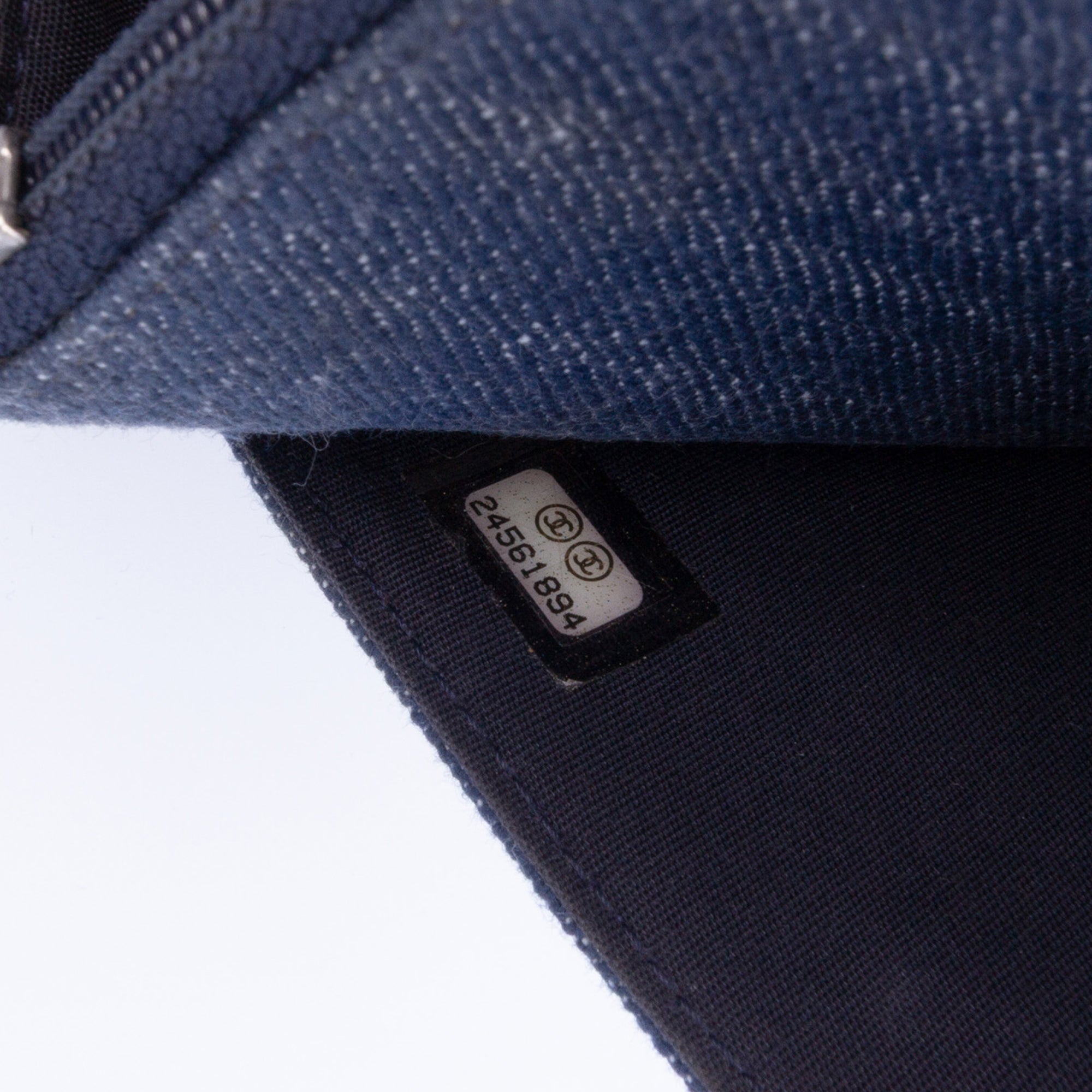 Denim and Velvet Wallet On Chain