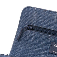 Denim and Velvet Wallet On Chain
