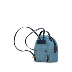 Small GG Marmont Pearl Denim Backpack