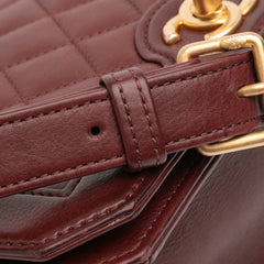 Small CC Quilted Calfskin Single Flap