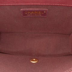 Small CC Quilted Calfskin Single Flap