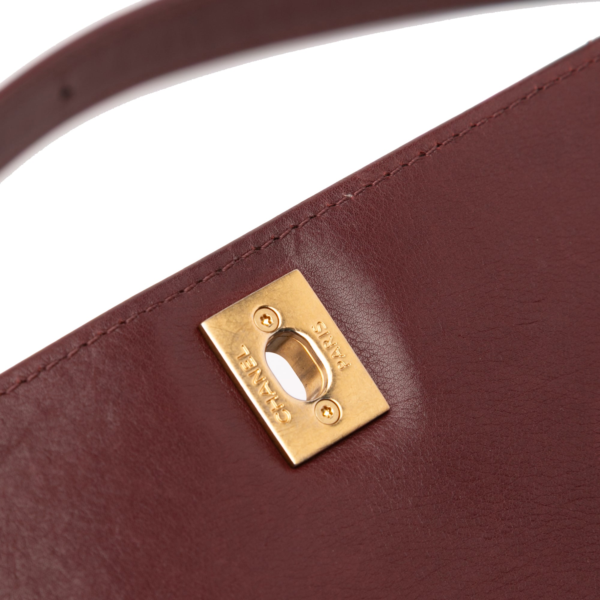 Small CC Quilted Calfskin Single Flap