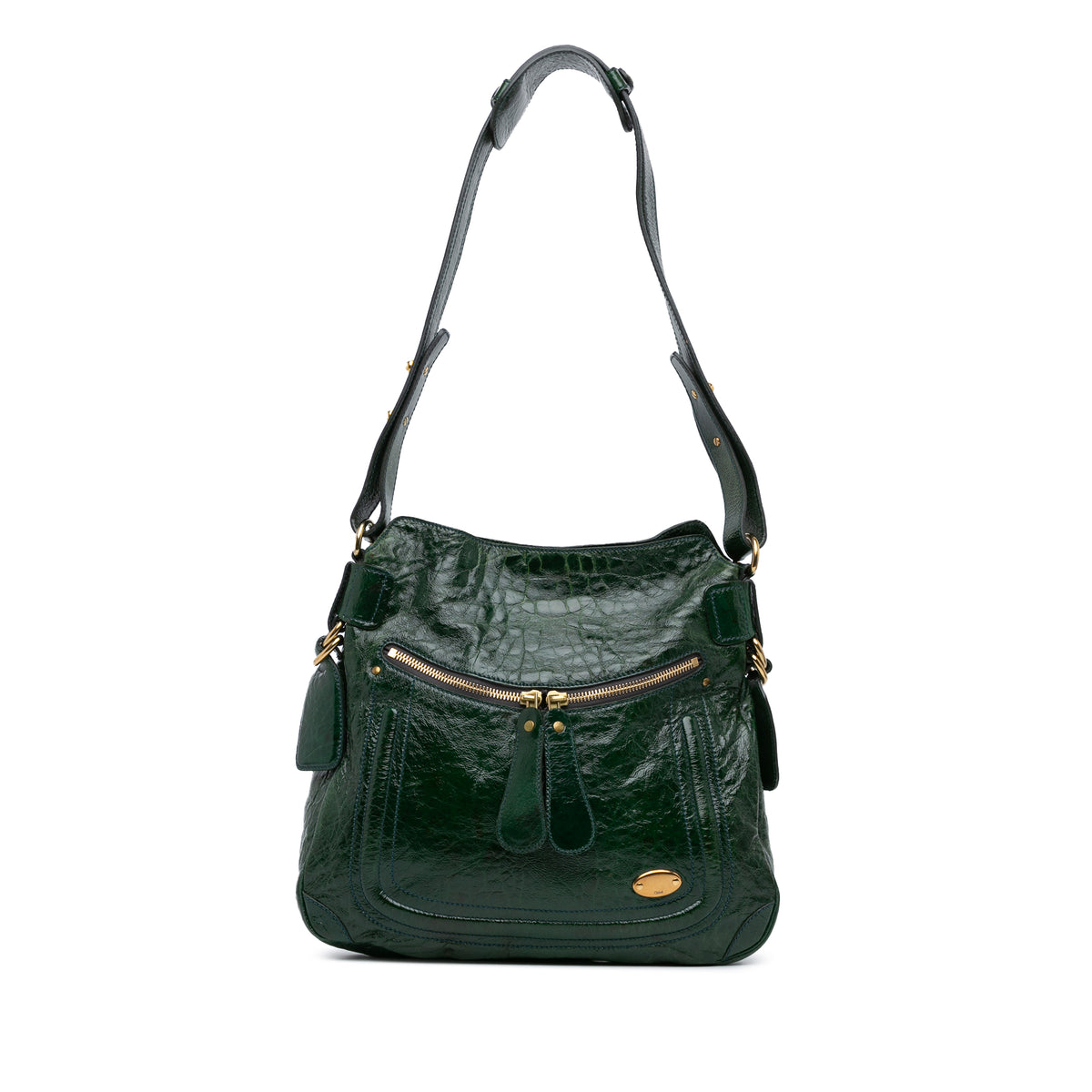 Large Patent Bay Crossbody