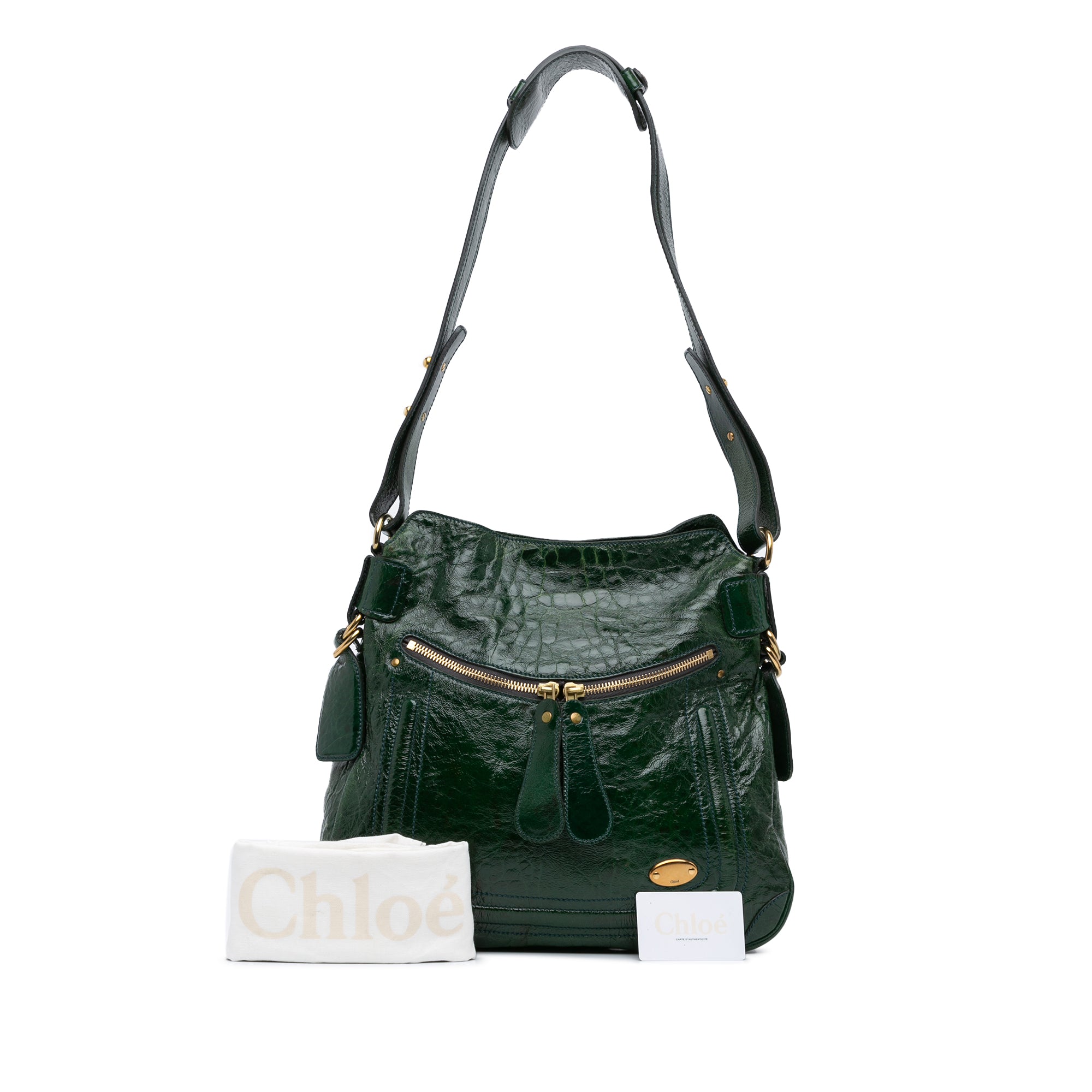 Large Patent Bay Crossbody