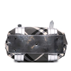 Medium Beat Check Nylon Victoria Tote