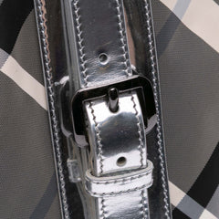 Medium Beat Check Nylon Victoria Tote