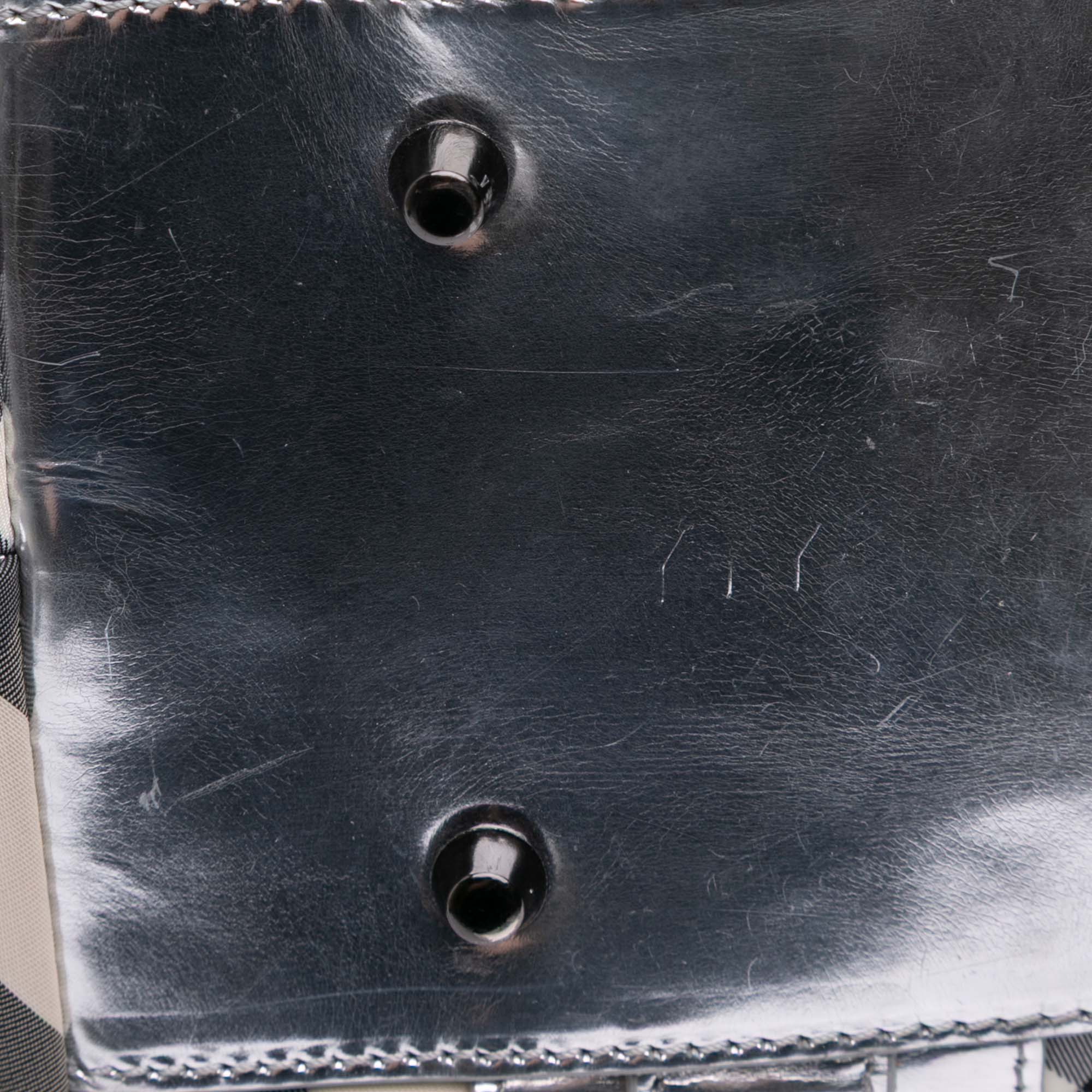 Medium Beat Check Nylon Victoria Tote