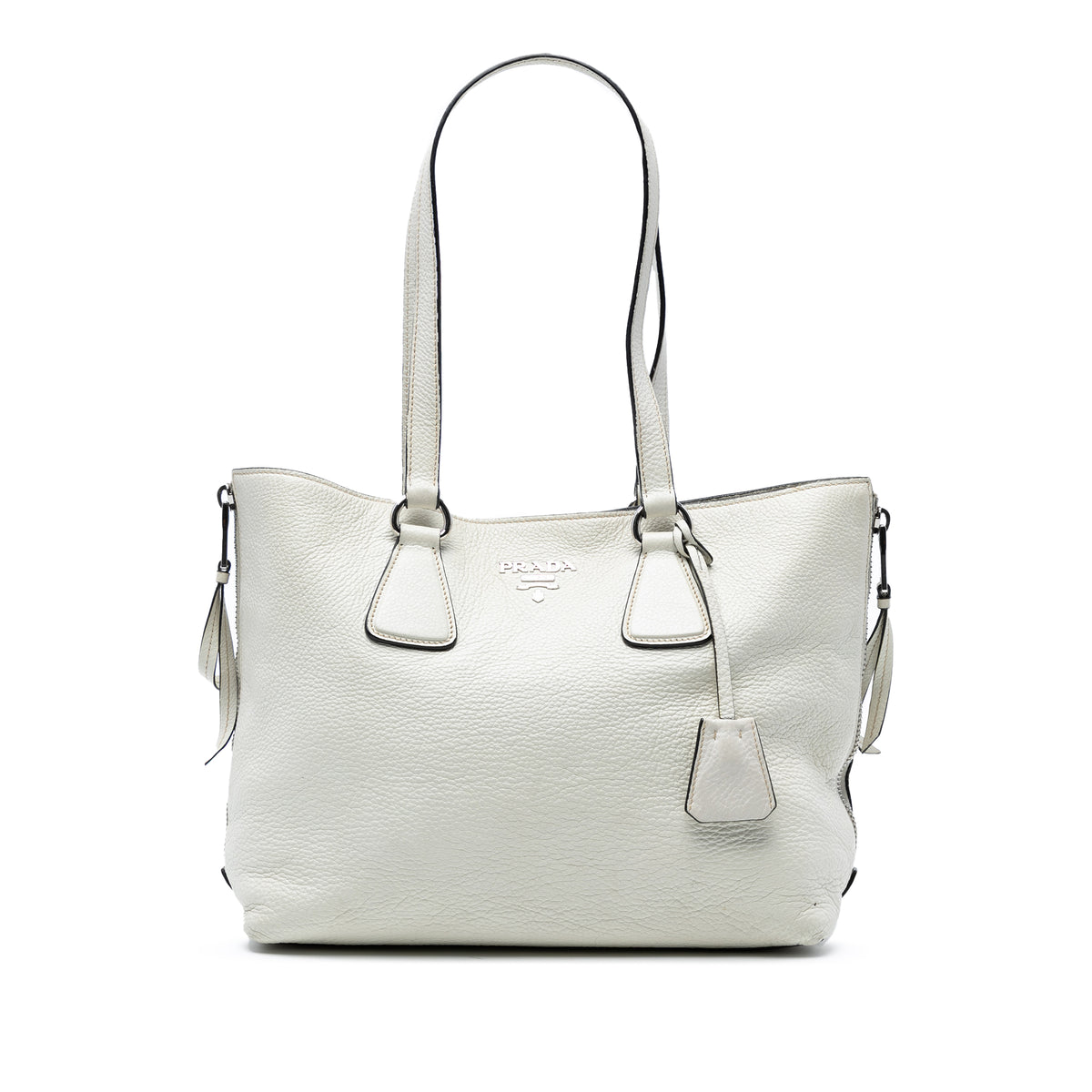 Vitello Daino Side Zip Tote