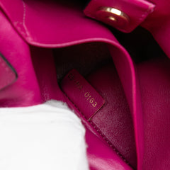 Medium Pebbled Calfskin Diorissimo Satchel