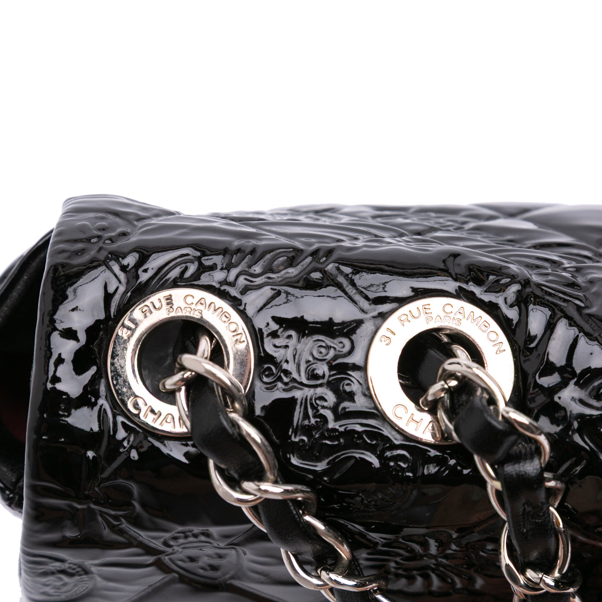Medium Patent Lucky Symbols Flap