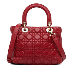 Medium Calfskin Cannage Supple Lady Dior_2