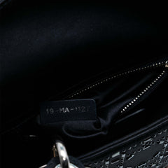 Mini Satin Cannage Strass Crystal Embellished Lady Dior