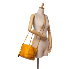 Nappa Intrecciato Cube Crossbody