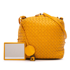 Nappa Intrecciato Cube Crossbody
