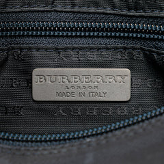 Tonal Check Canvas Boston Bag