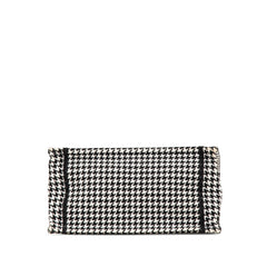 Small Houndstooth Embroidered Book Tote