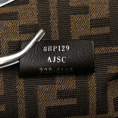 Small Fendi First Leather and Suede Striped Crossbody
