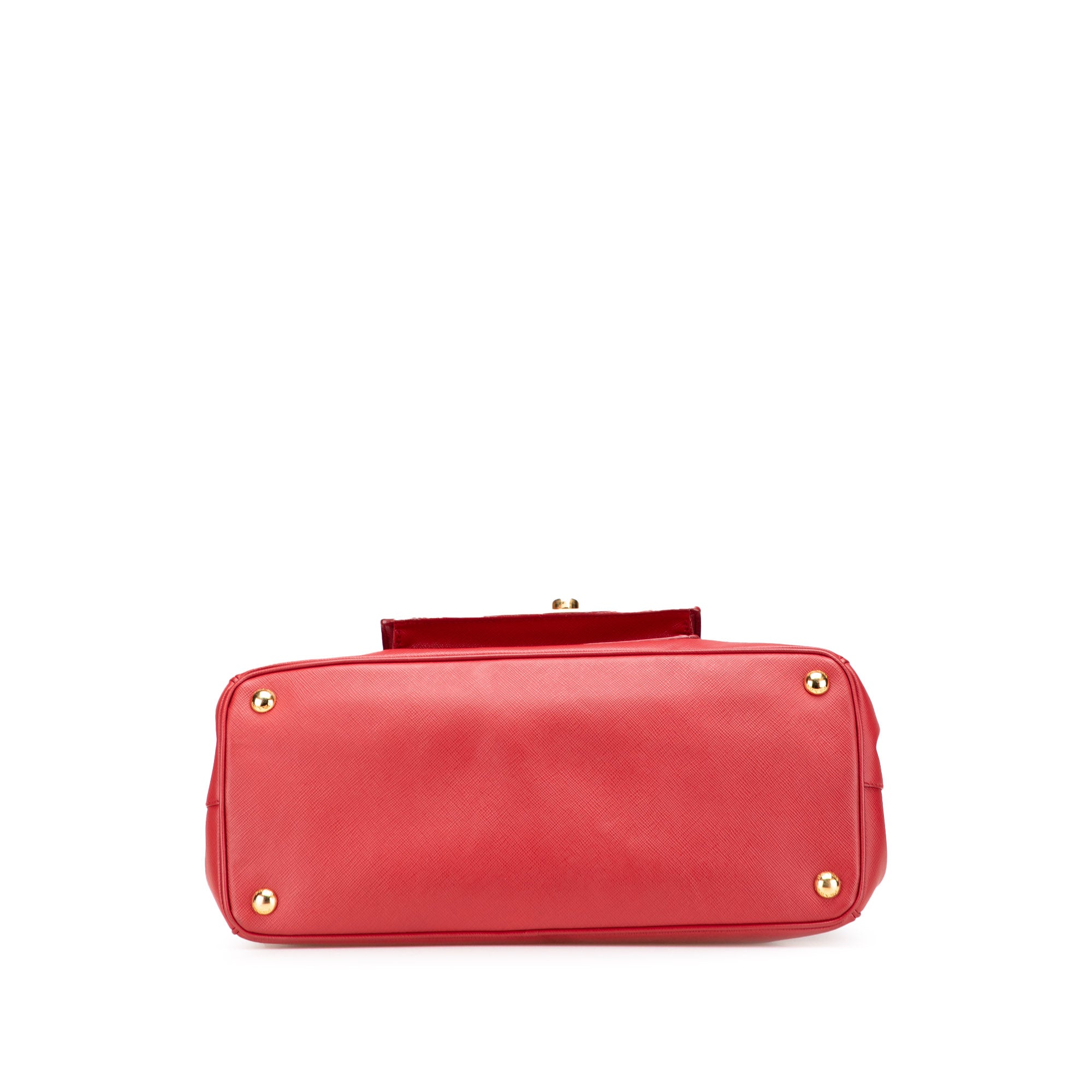 Saffiano Lux Galleria Double Zip Front Pocket Satchel