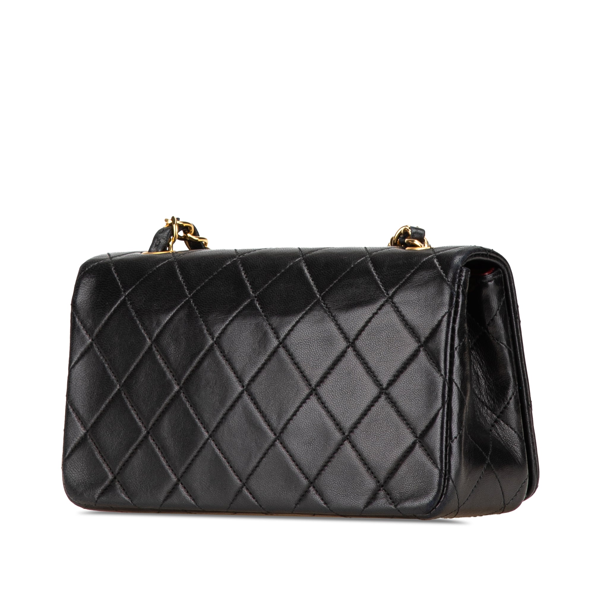 Mini CC Quilted Lambskin Full Flap
