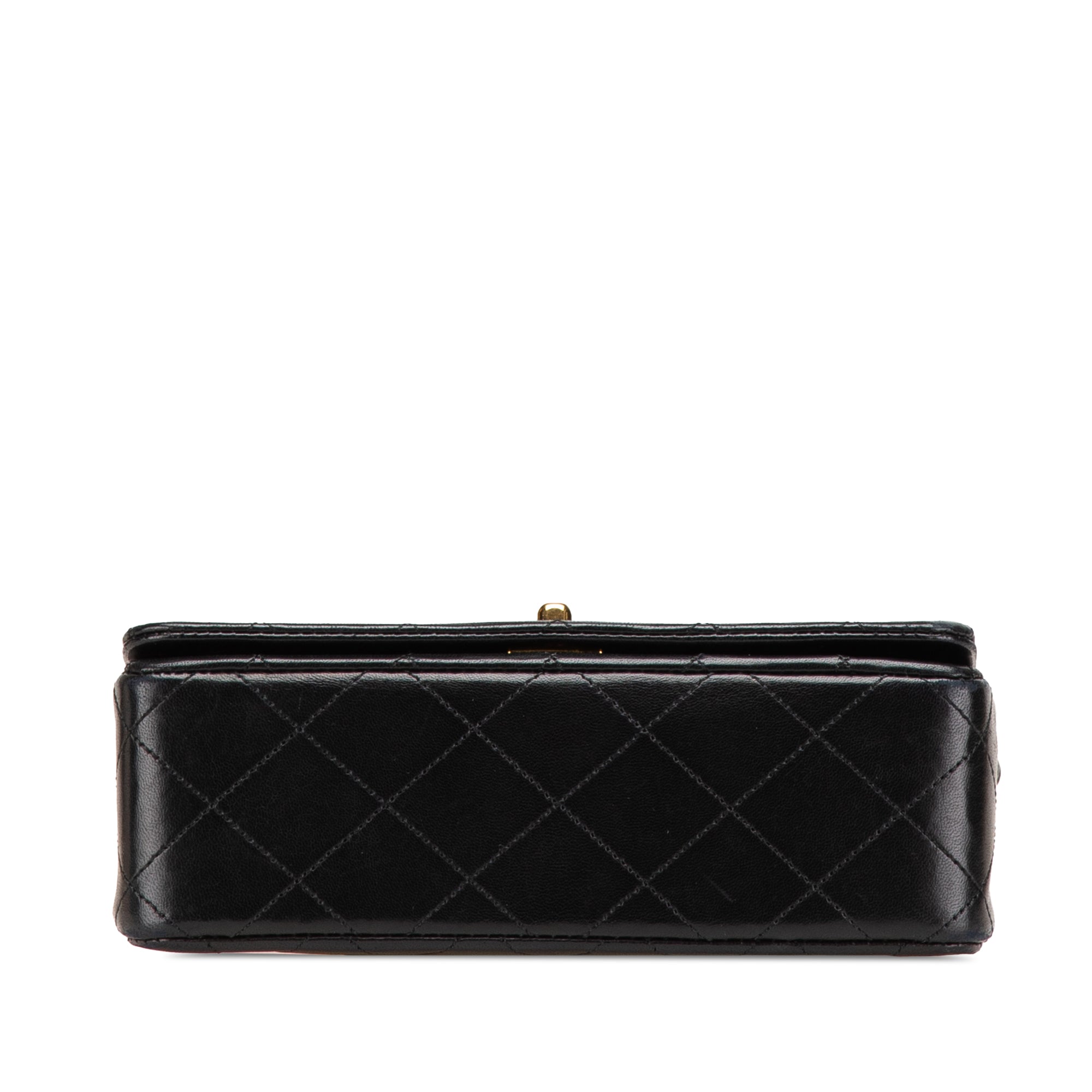 Mini CC Quilted Lambskin Full Flap