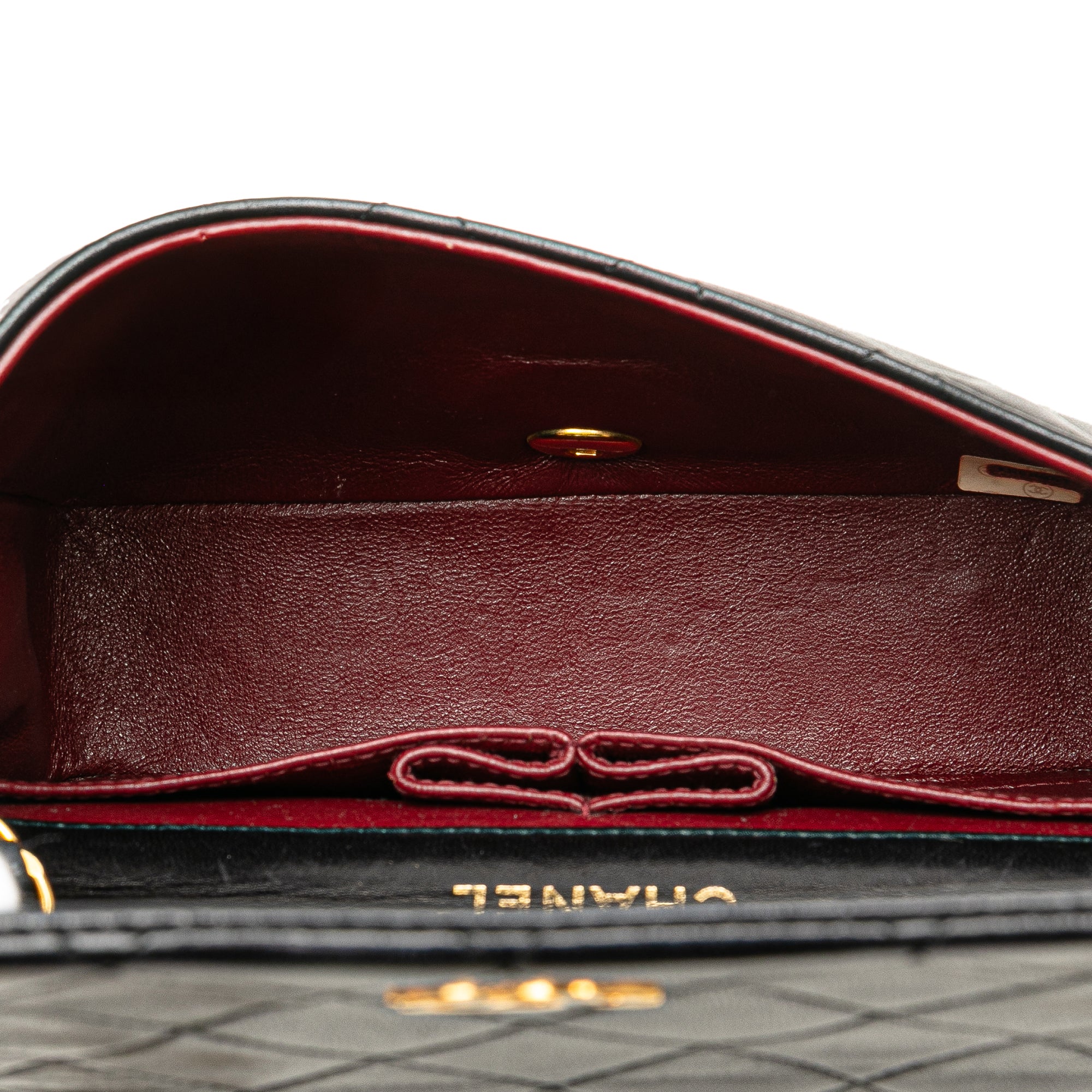 Mini CC Quilted Lambskin Full Flap
