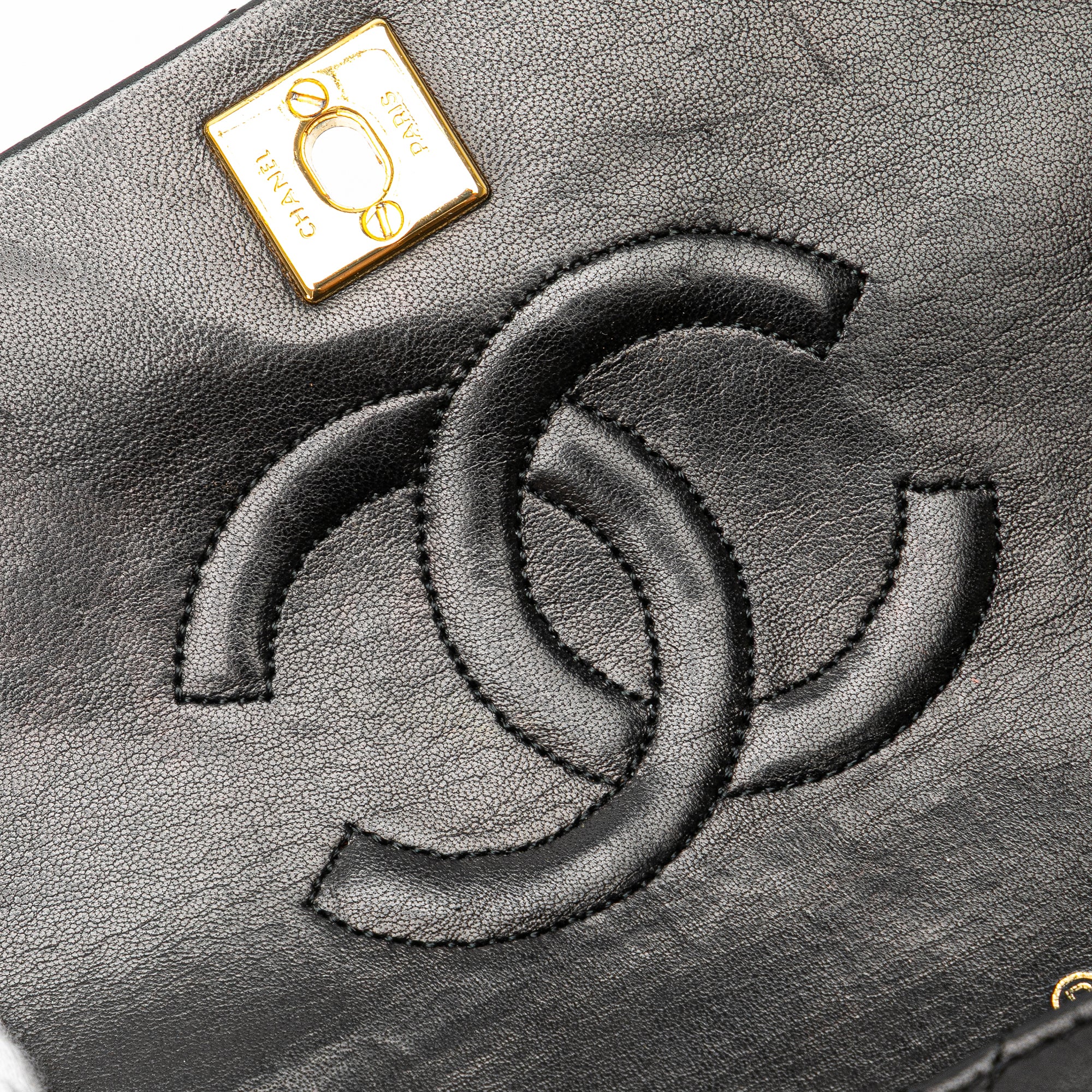 Mini CC Quilted Lambskin Full Flap