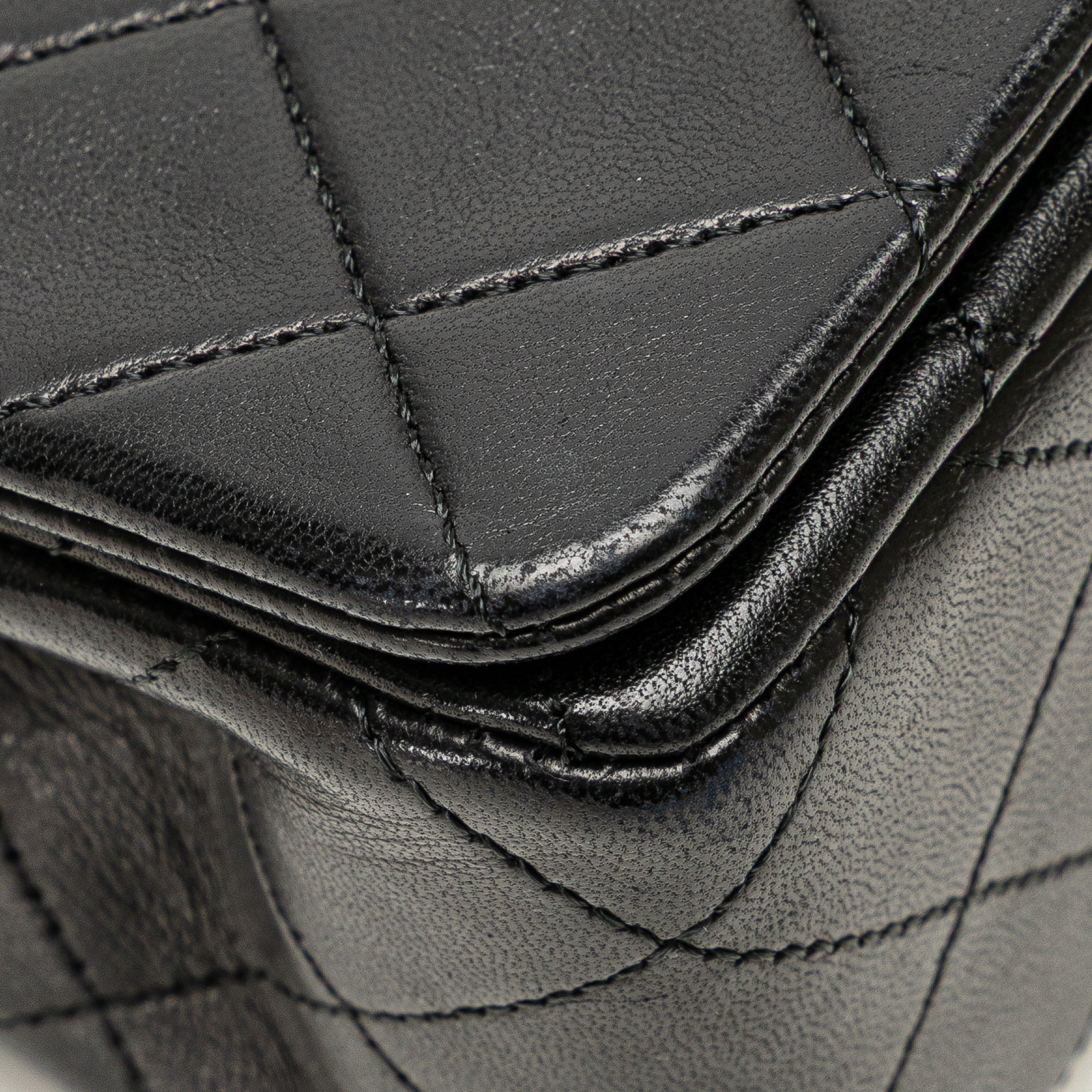 Mini CC Quilted Lambskin Full Flap