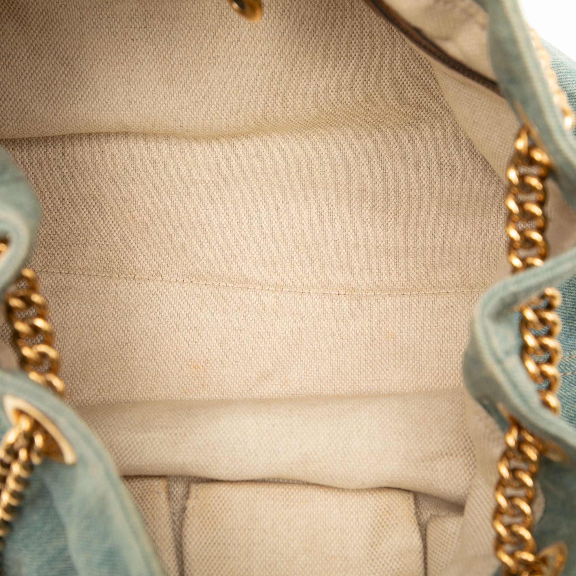 Medium Denim Soho Chain Tote