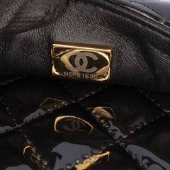 CC Quilted Patent Frame Flap