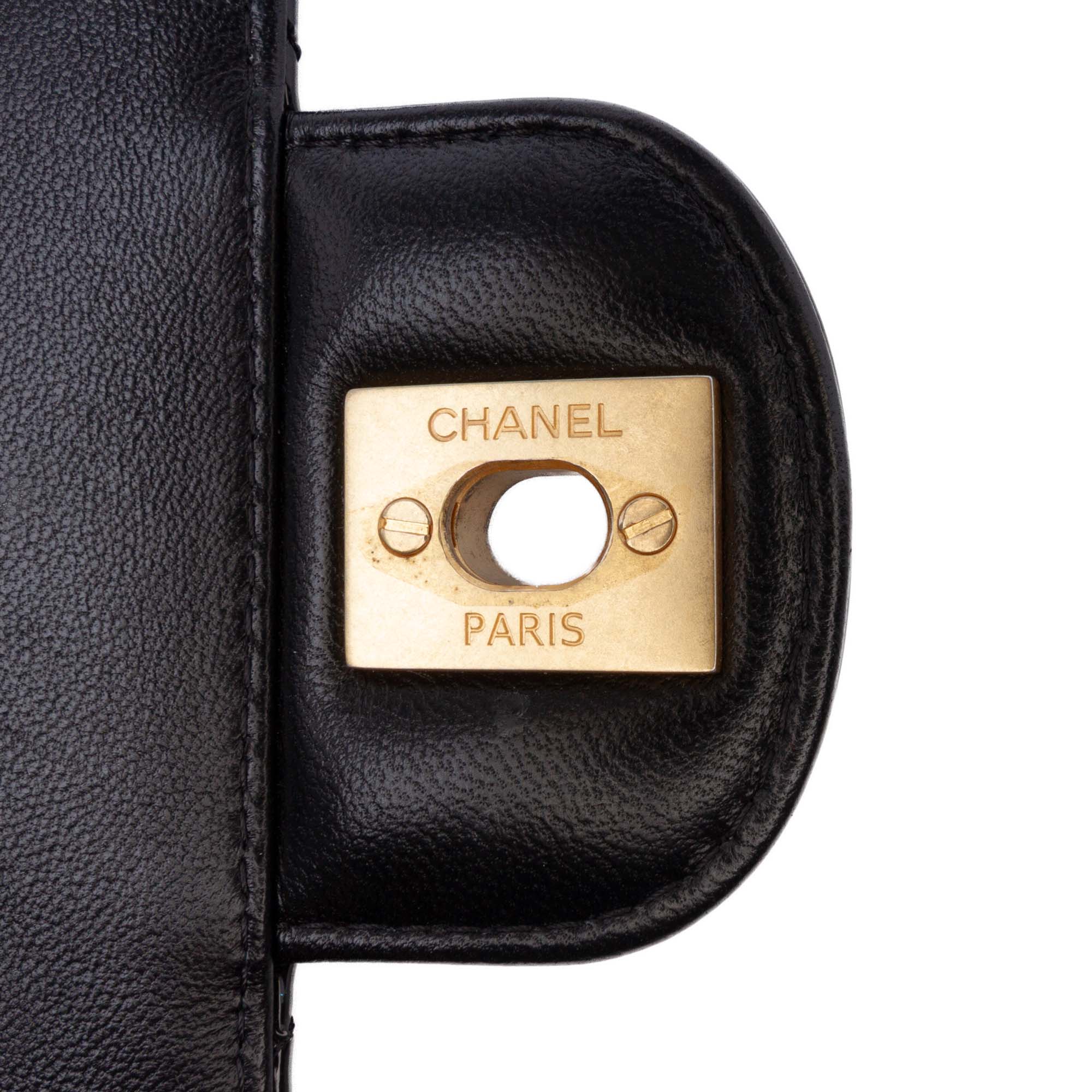 CC Quilted Patent Frame Flap