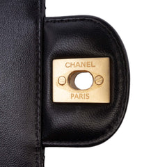 CC Quilted Patent Frame Flap