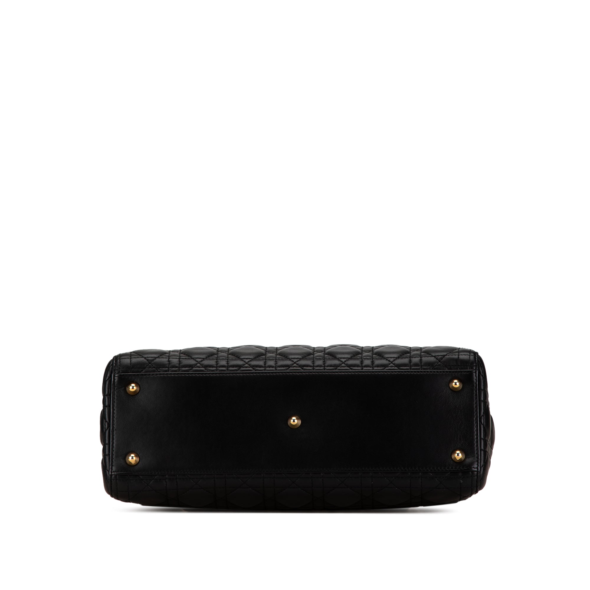 Large Lambskin Cannage Lady Dior