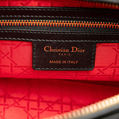 Large Lambskin Cannage Lady Dior