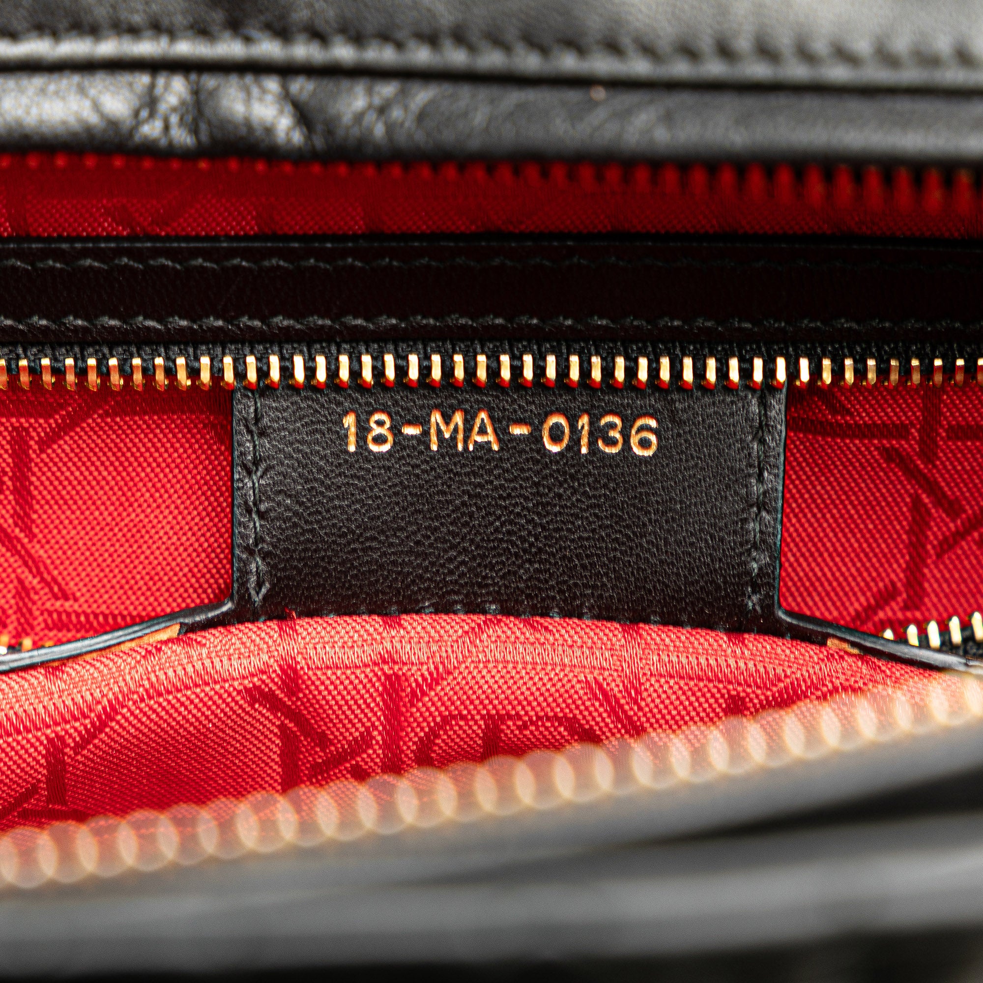 Large Lambskin Cannage Lady Dior