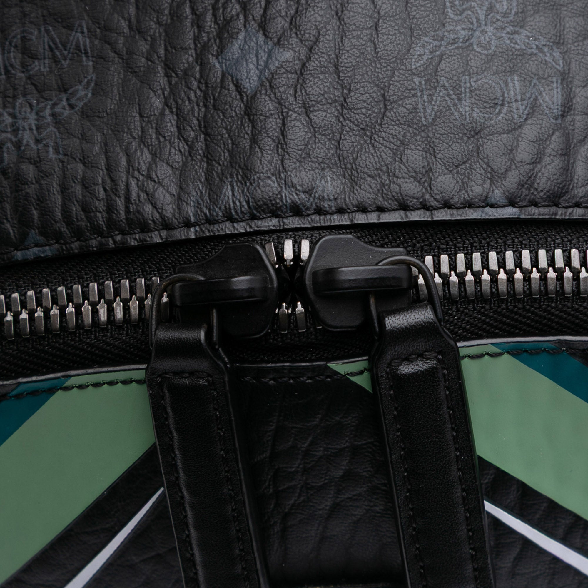 Medium Visetos Leather Stark MCmotor Backpack