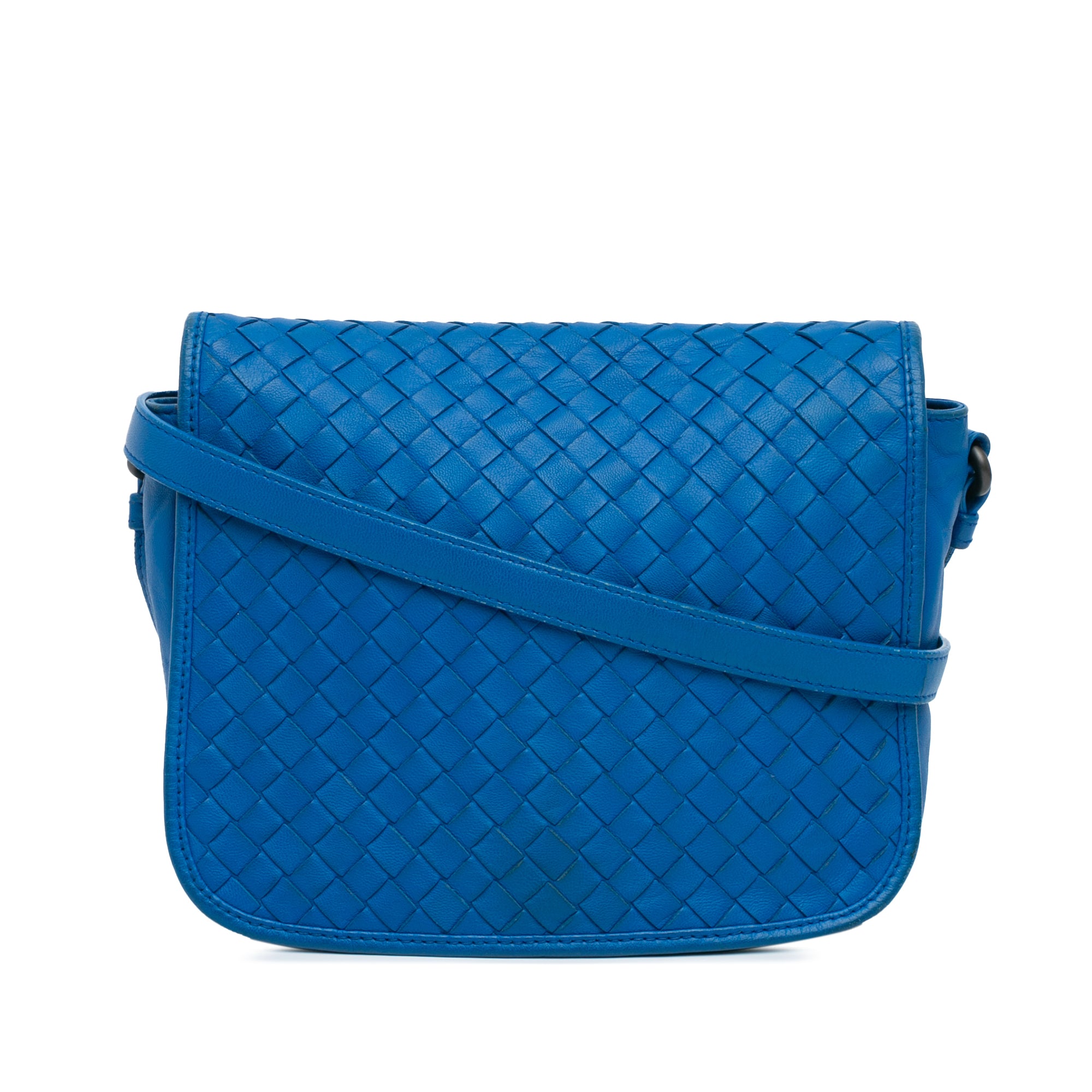 Nappa Intrecciato Flap Crossbody