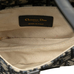 Mini Oblique Canvas Saddle Bag