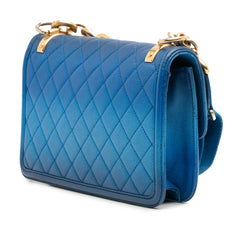 Medium Quilted Caviar Sunset On The Sea Flap