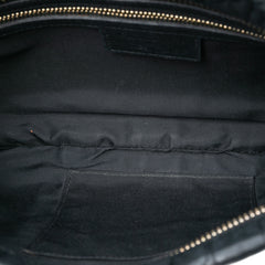 Calfskin Cannage Rose Clutch