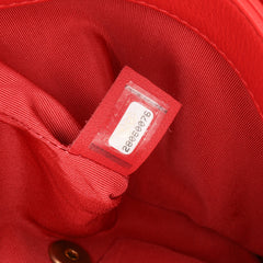Small CC Quilted Calfskin Metal Top Handle Envelope Flap