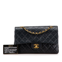 Medium Classic Lambskin Double Flap
