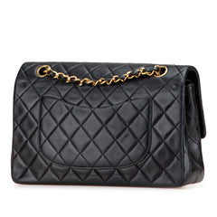 Medium Classic Lambskin Double Flap