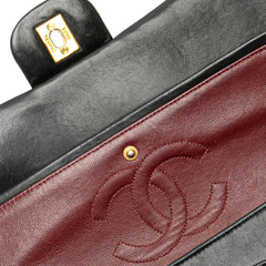 Medium Classic Lambskin Double Flap