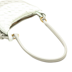 Small Bicolor Lambskin Intrecciato Gemelli Bag