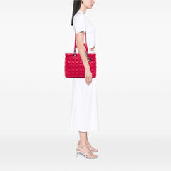 Large Lambskin Cannage Lady Dior