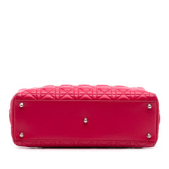 Large Lambskin Cannage Lady Dior