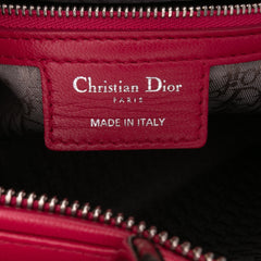 Large Lambskin Cannage Lady Dior