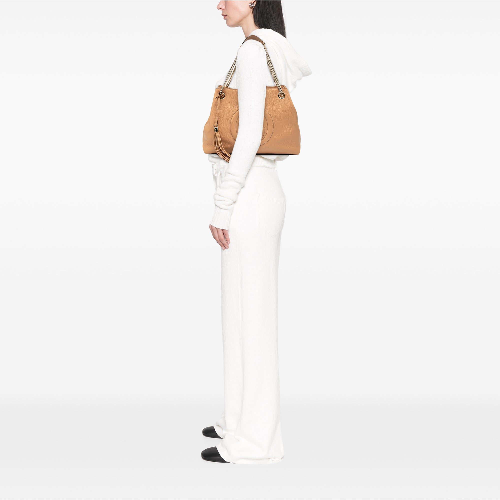 Medium Leather Soho Chain Tote