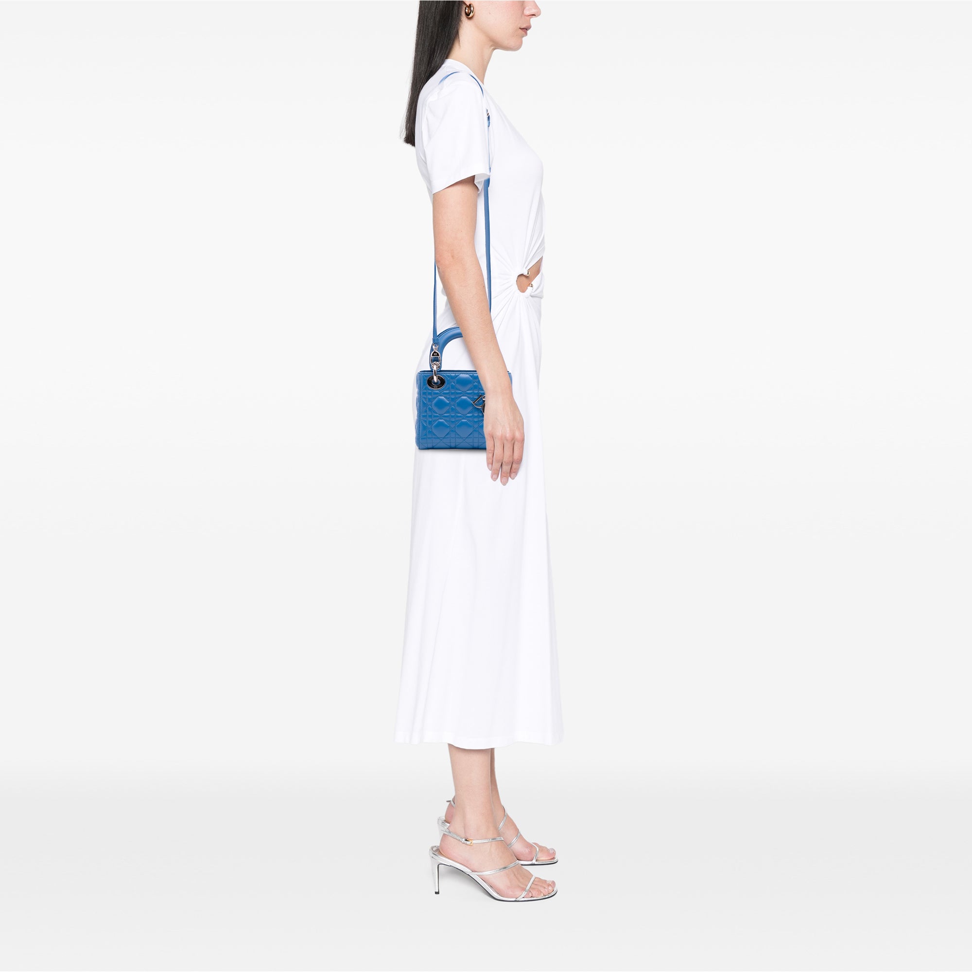 Mini Lambskin Cannage Lady Dior